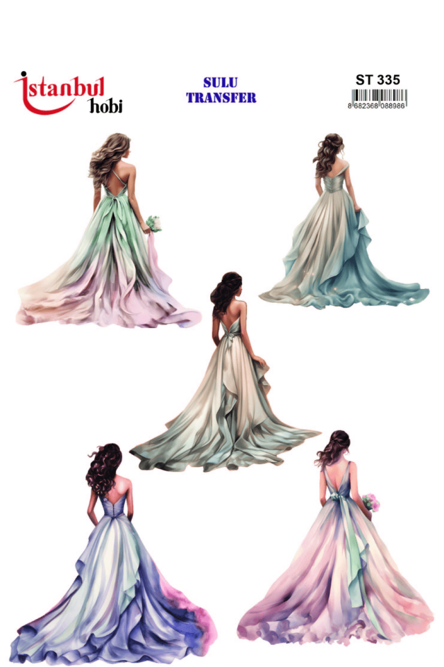 Sulu Transfer Kadınlar Desen Seri ST335