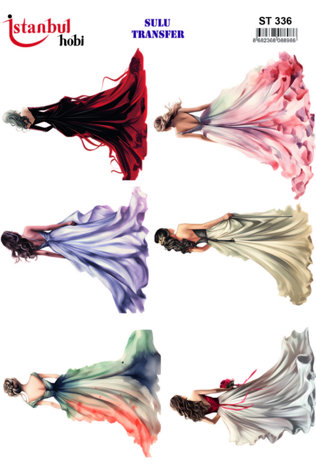 Sulu Transfer Kadınlar Desen Seri ST336