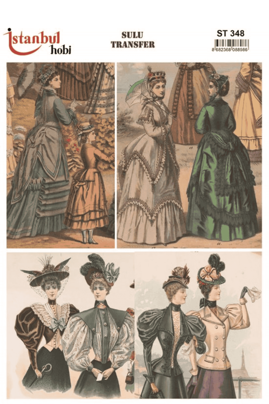 Sulu Transfer Kadınlar Desen Seri ST348