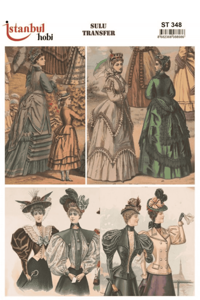 Sulu Transfer Kadınlar Desen Seri ST348