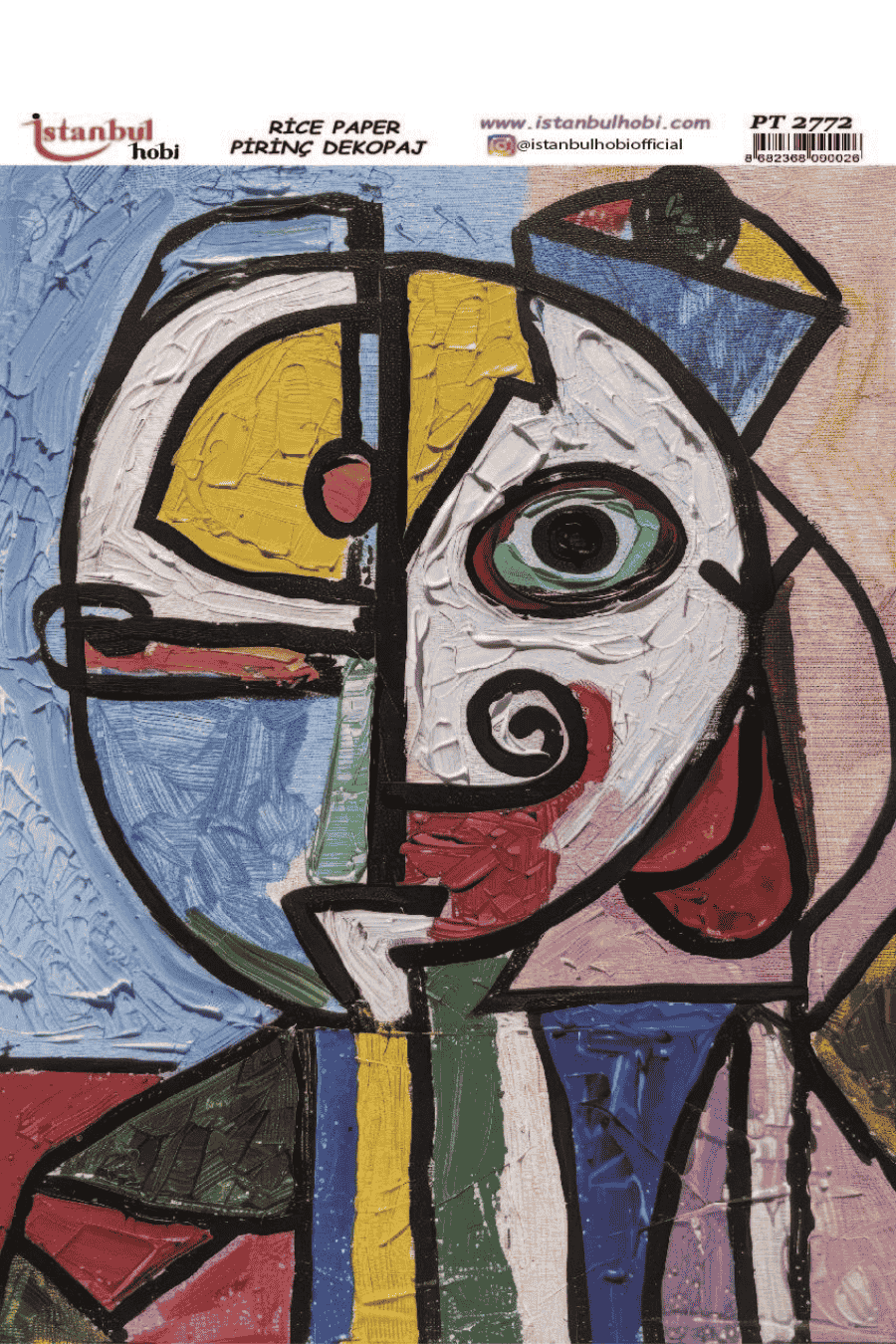 Pirinç Dekopaj Picasso Style Desen Serisi PT-2772