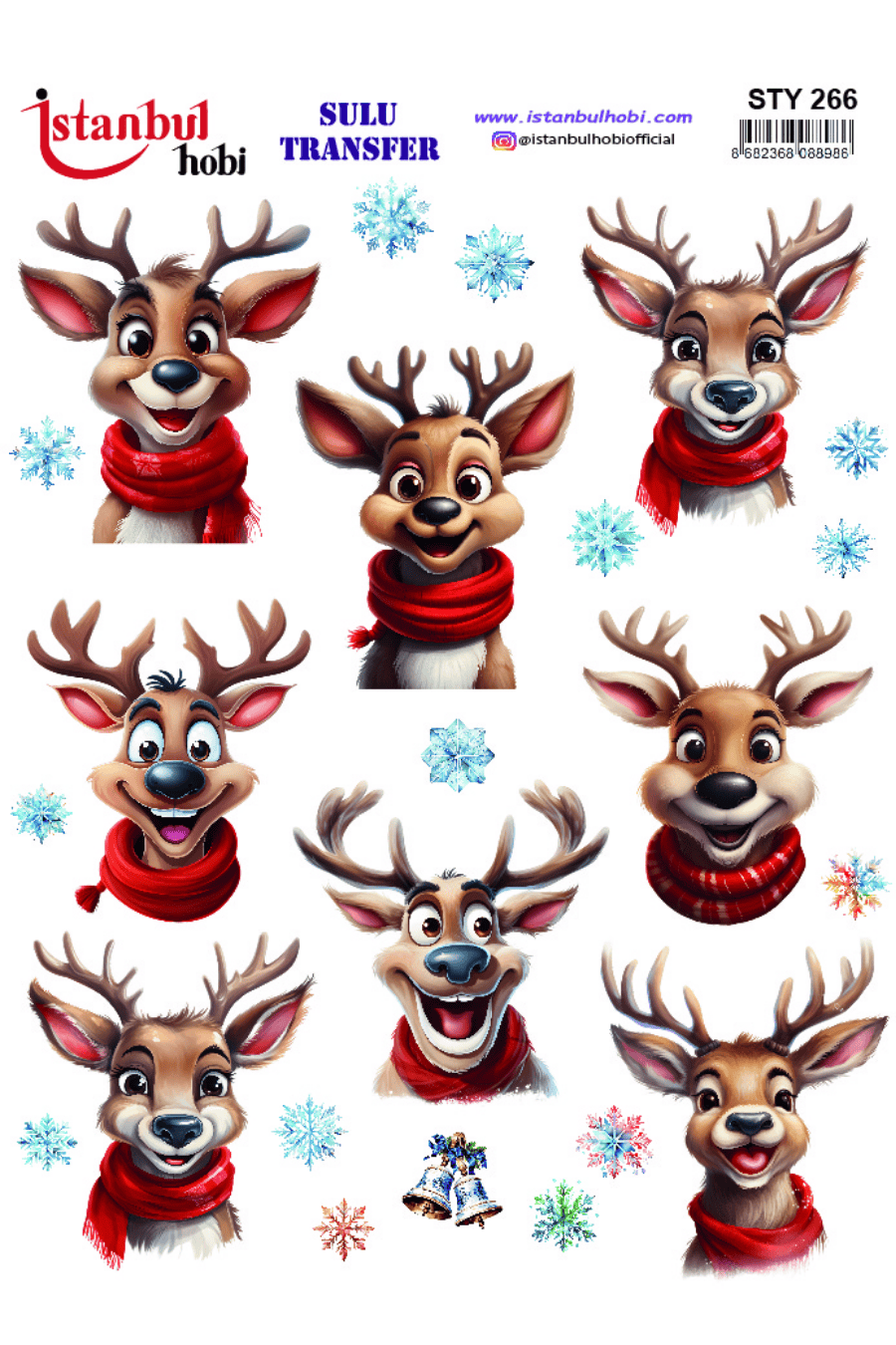 Sulu Transfer Yılbaşı Desen Seri STY266