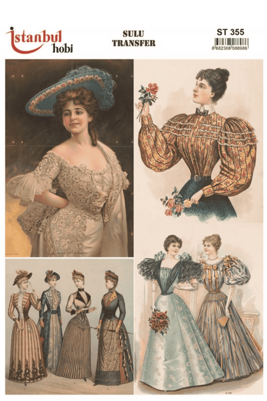 Sulu Transfer Kadınlar Desen Seri ST355