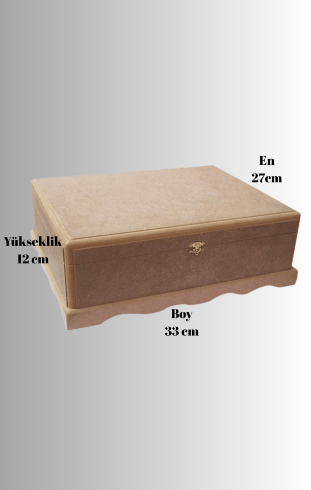 3 No Bazalı MDF Kutu KU-247
