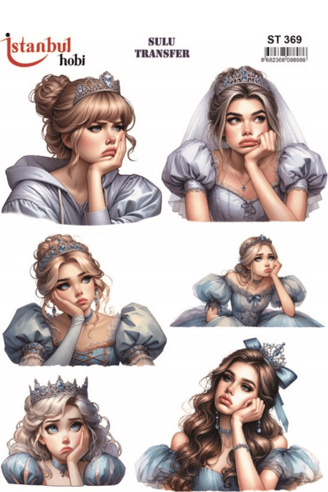 Sulu Transfer Kadınlar Desen Seri ST369