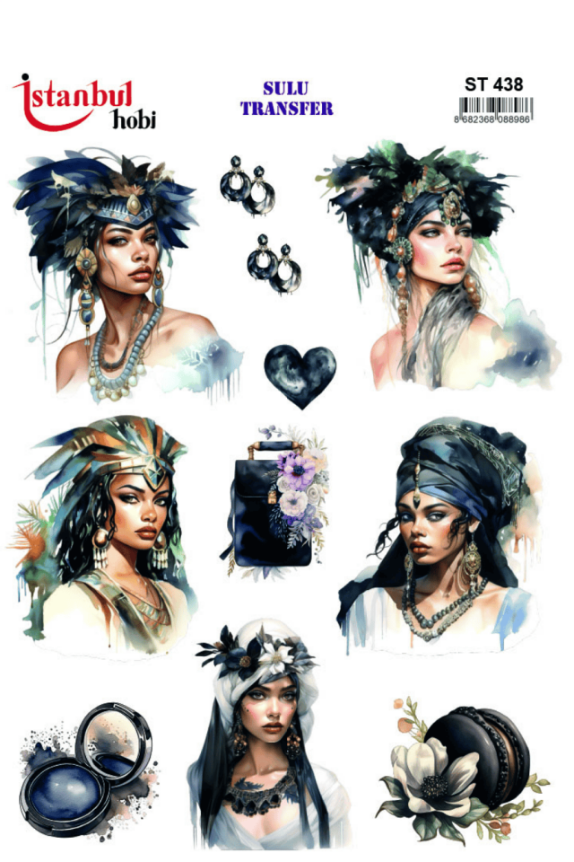 Sulu Transfer Kadınlar Desen Seri ST438