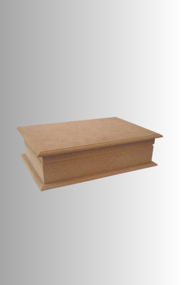 Kapaklı Dikdörtgen MDF Kutu KU-252