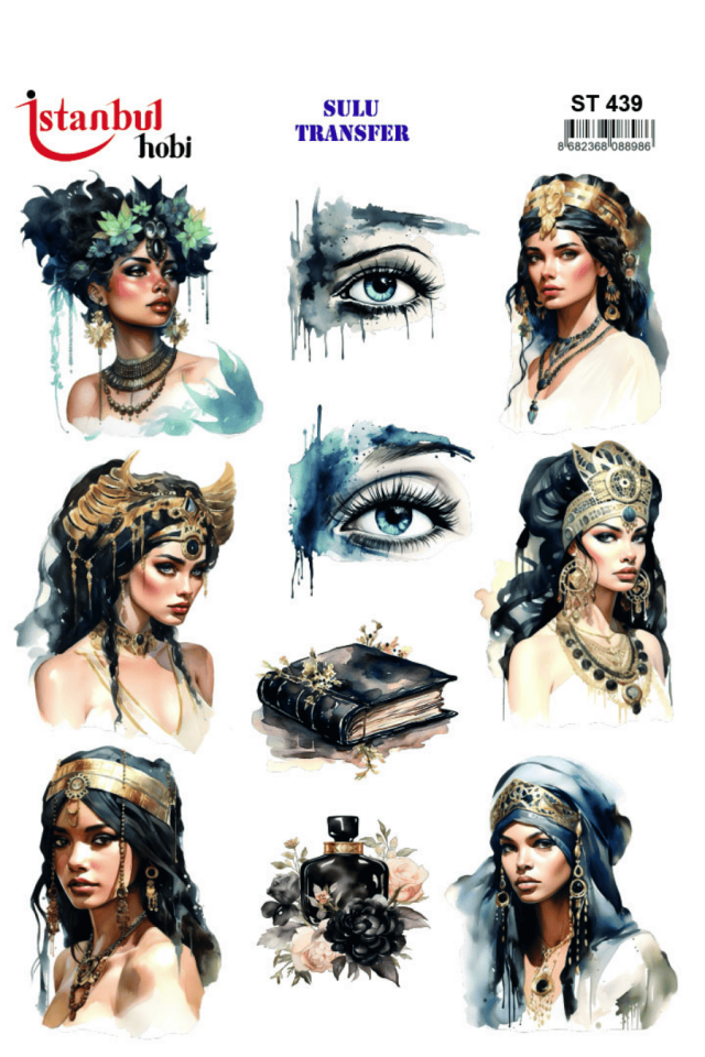 Sulu Transfer Kadınlar Desen Seri ST439