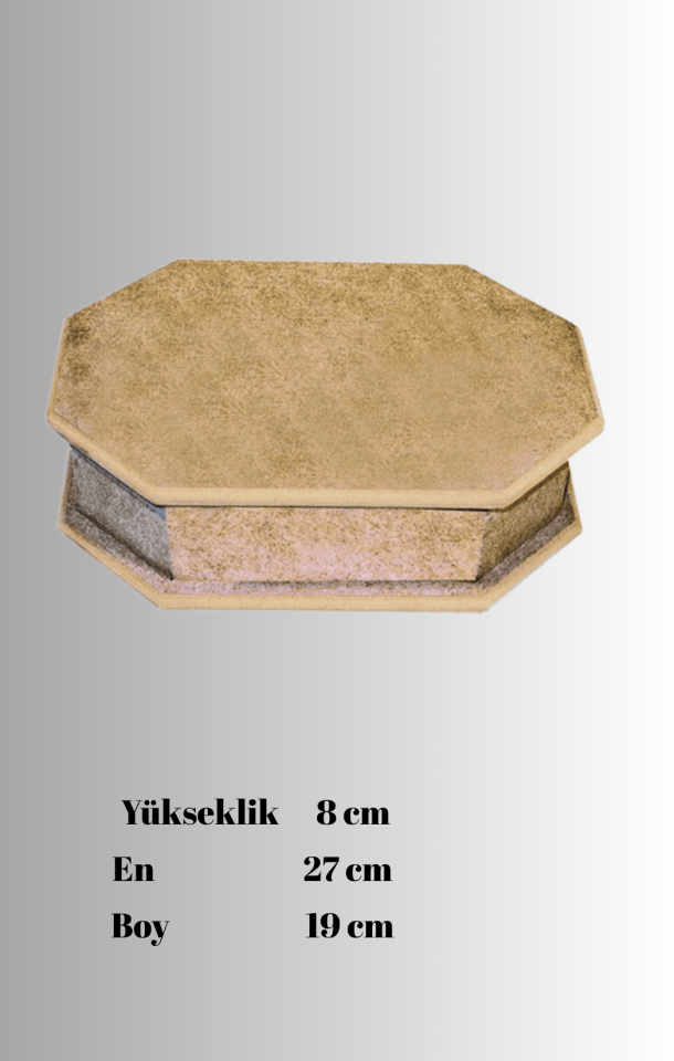 Sekizgen MDF Kutu KU-256