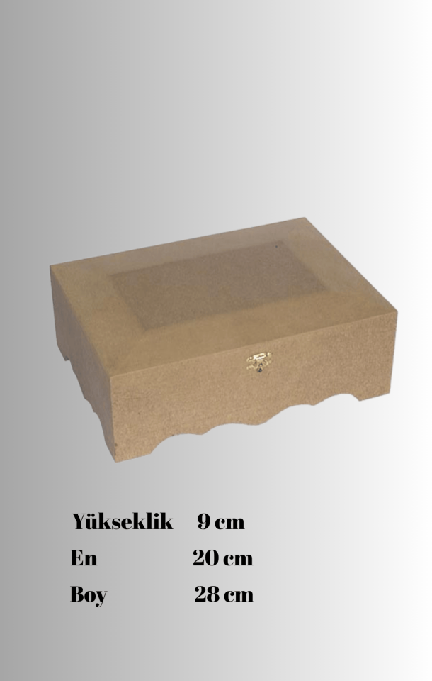 Büyük Pahlı Sandık Kutu KU-260