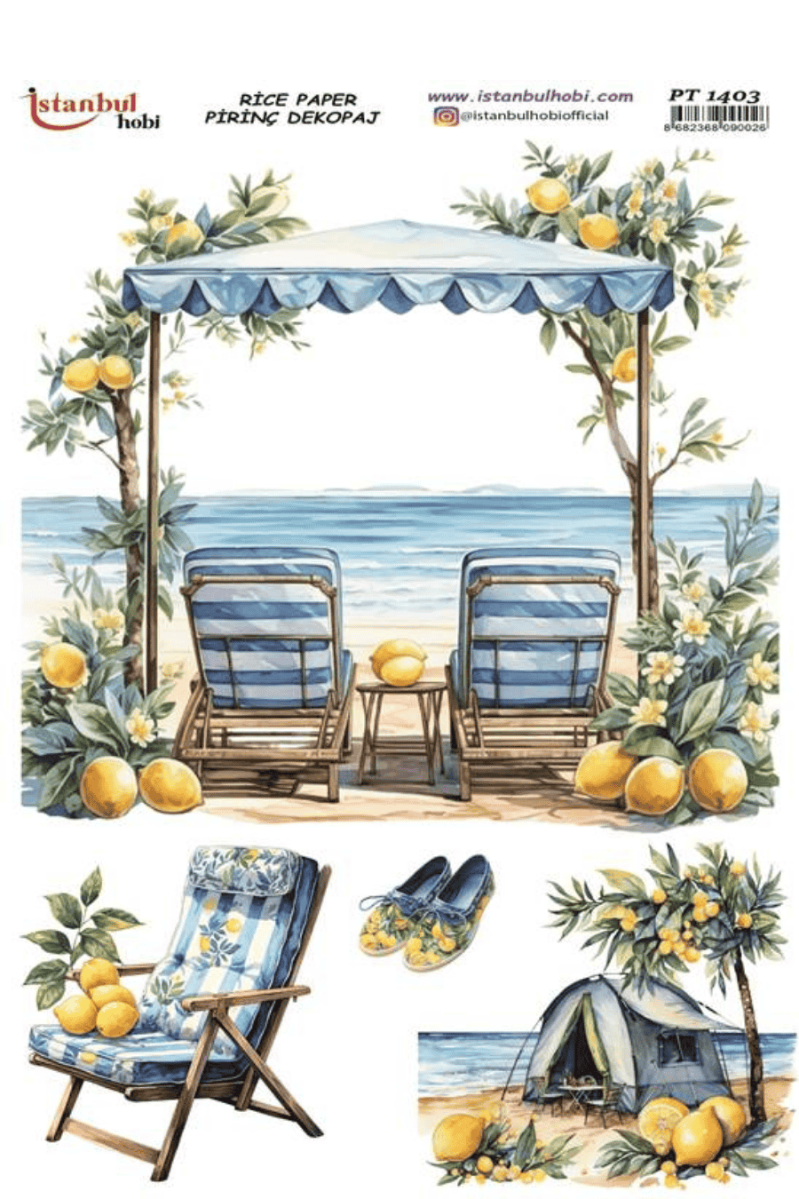Pirinç Dekopaj Limon Desen Serisi PT-1403
