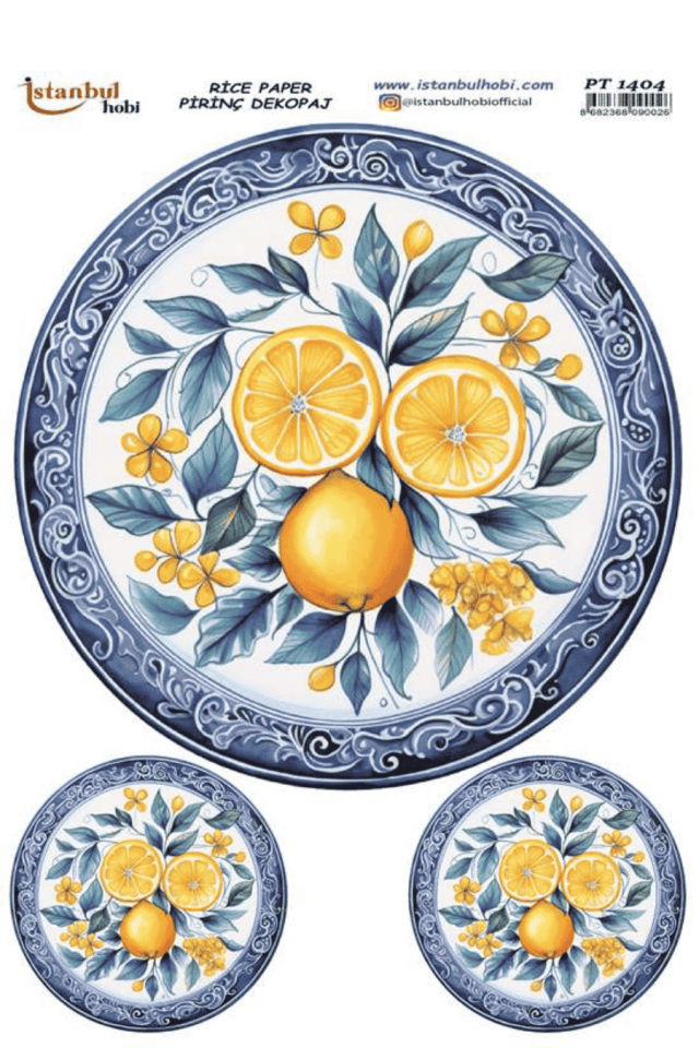 Pirinç Dekopaj Limon Desen Serisi PT-1404