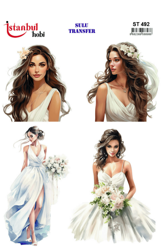 Sulu Transfer Kadınlar Desen Seri ST492