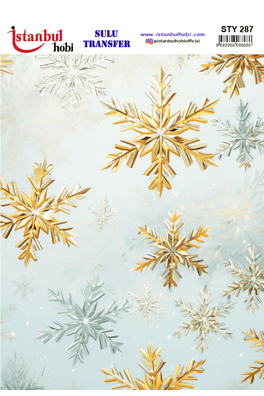 Sulu Transfer Yılbaşı Desen Seri STY287