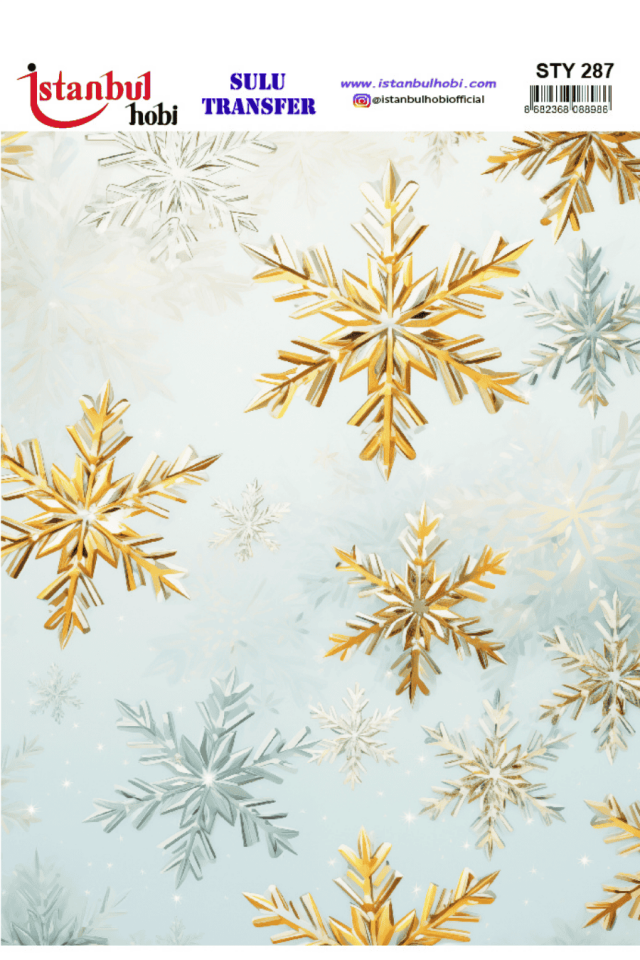 Sulu Transfer Yılbaşı Desen Seri STY287