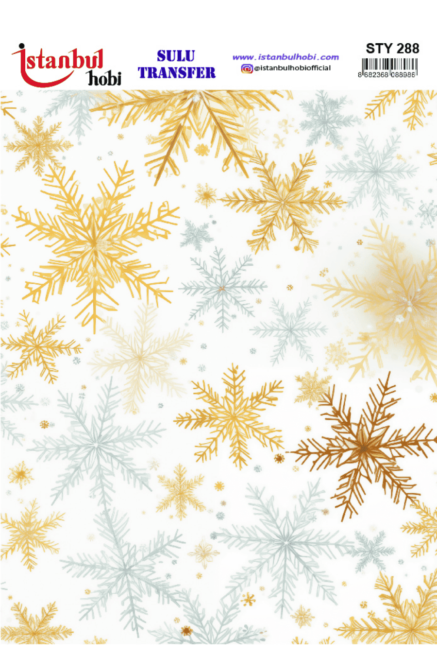 Sulu Transfer Yılbaşı Desen Seri STY288