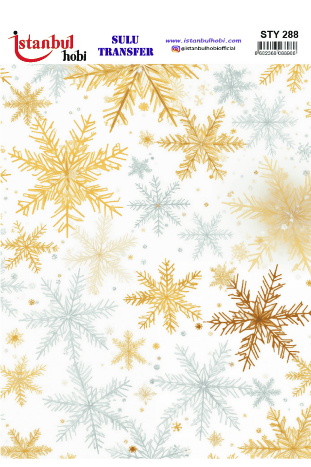 Sulu Transfer Yılbaşı Desen Seri STY288