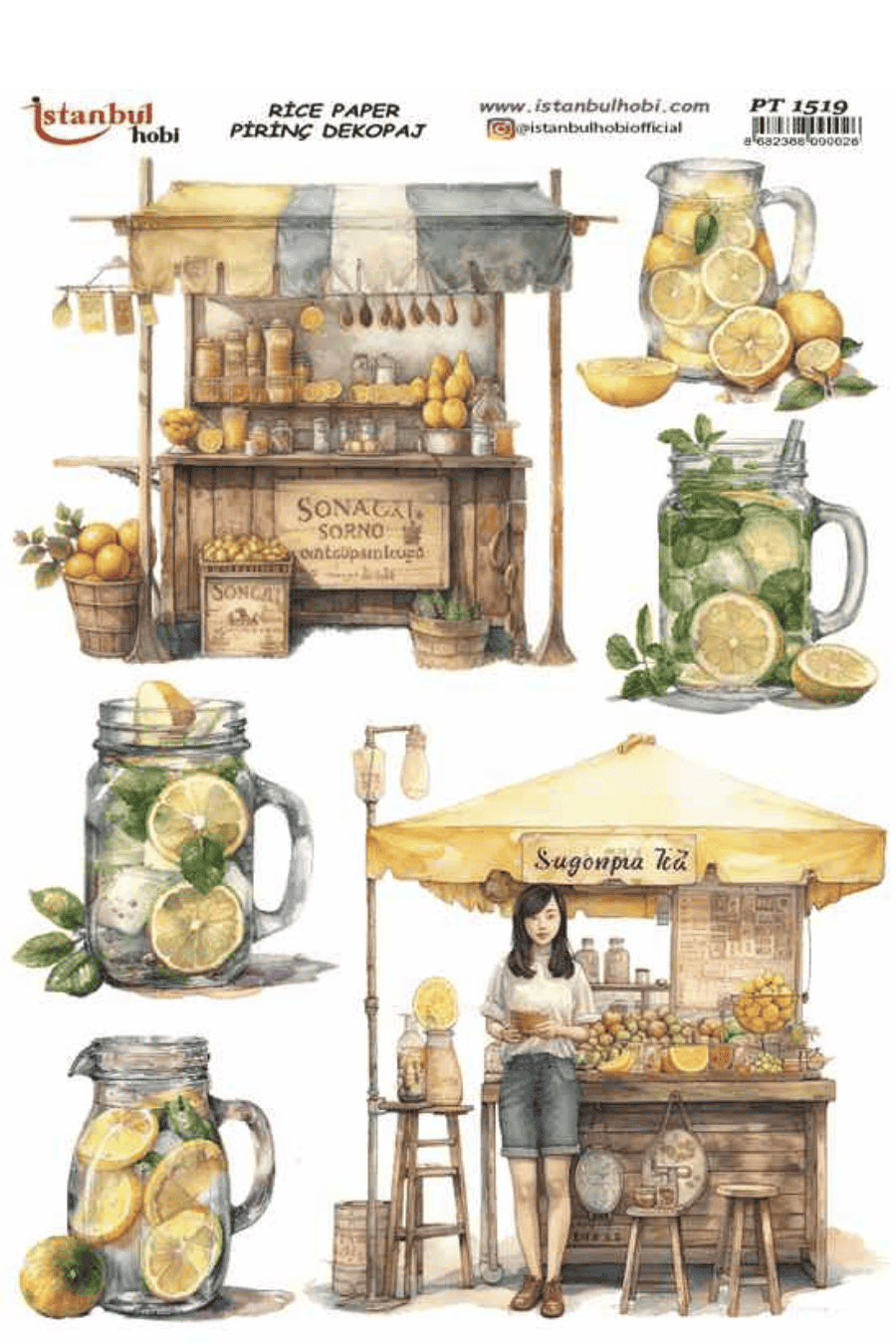 Pirinç Dekopaj Limon Desen Serisi PT-1519