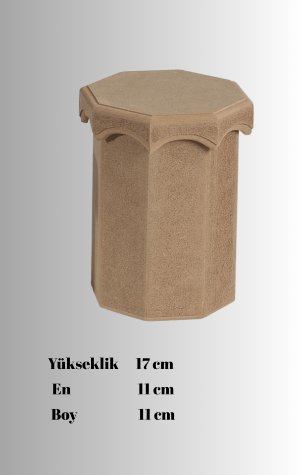 Dilimli Ortaboy Saklama Kutusu KU-268