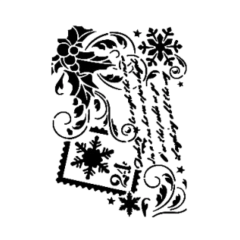 Zarf Model A4 Stencil Şablon AS503
