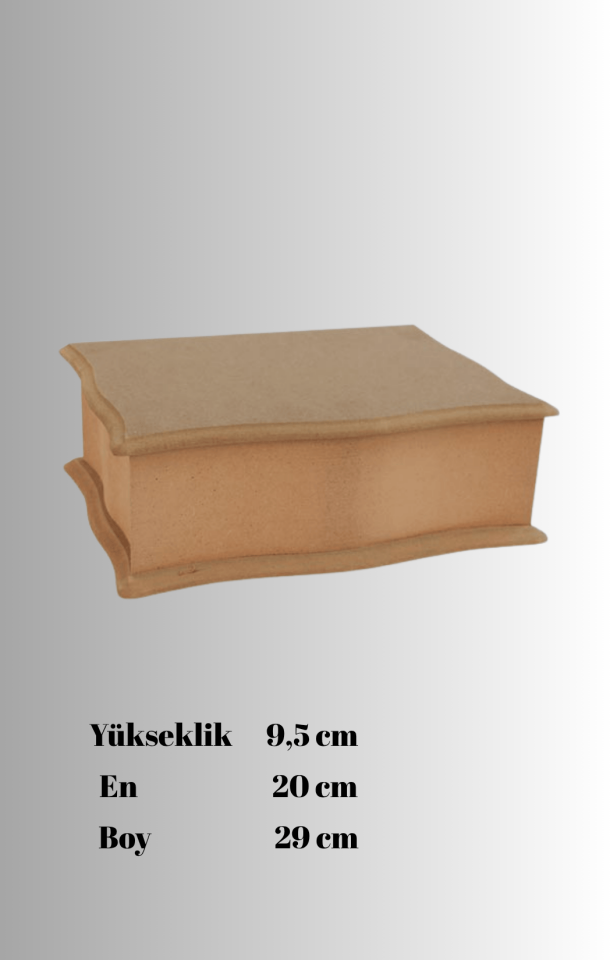 Önü Bombe MDF Kutu KU-270