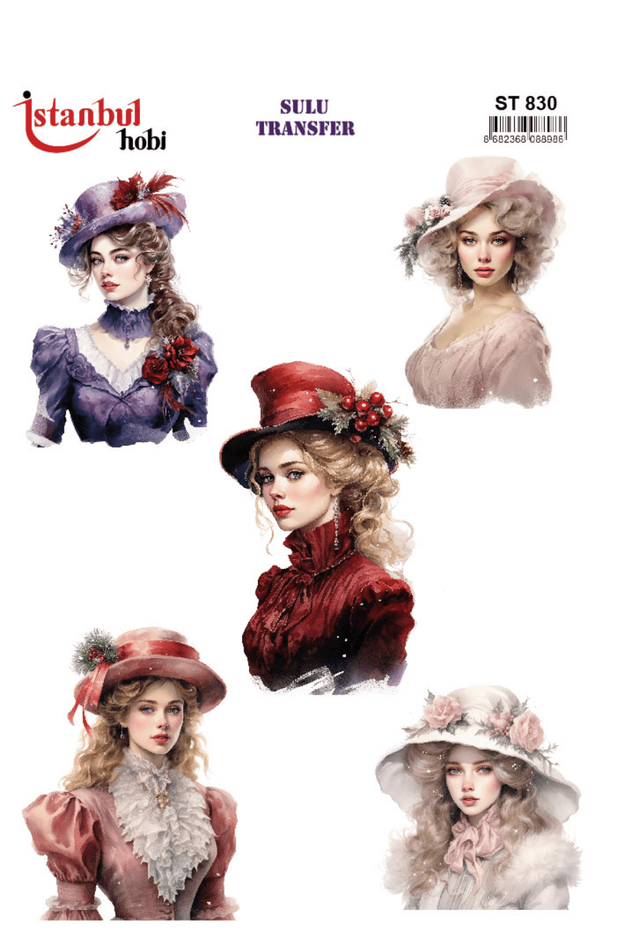 Sulu Transfer Kadınlar Desen Seri ST830