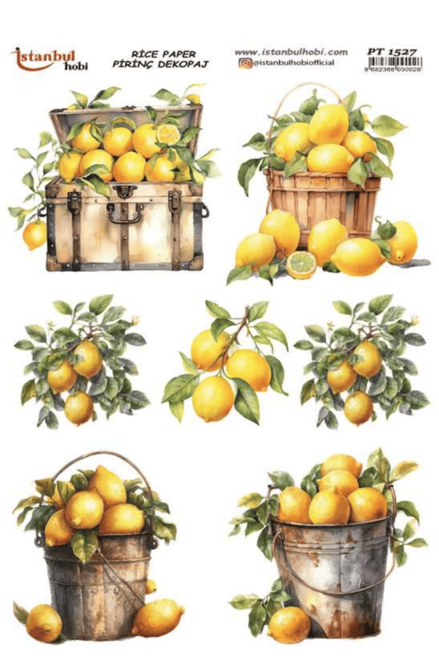 Pirinç Dekopaj Limon Desen Serisi PT-1527