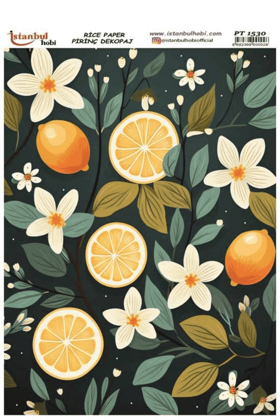Pirinç Dekopaj Limon Desen Serisi PT-1530