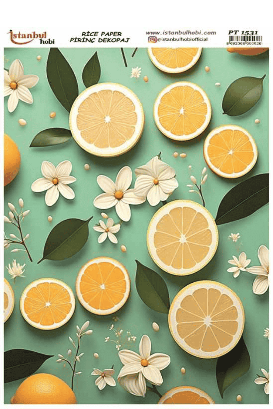 Pirinç Dekopaj Limon Desen Serisi PT-1531