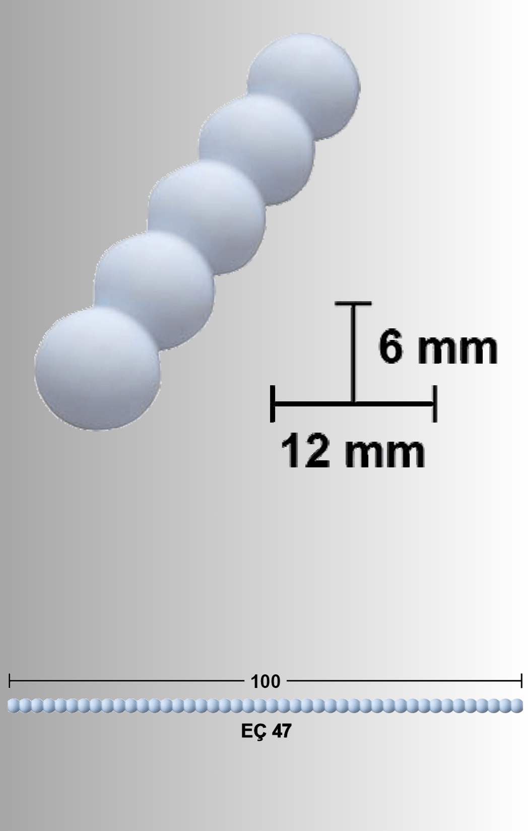 Esnek Mobilya Çıtası EÇ-47 100cm