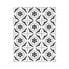 Geometri Model A4 Stencil Şablon AS492