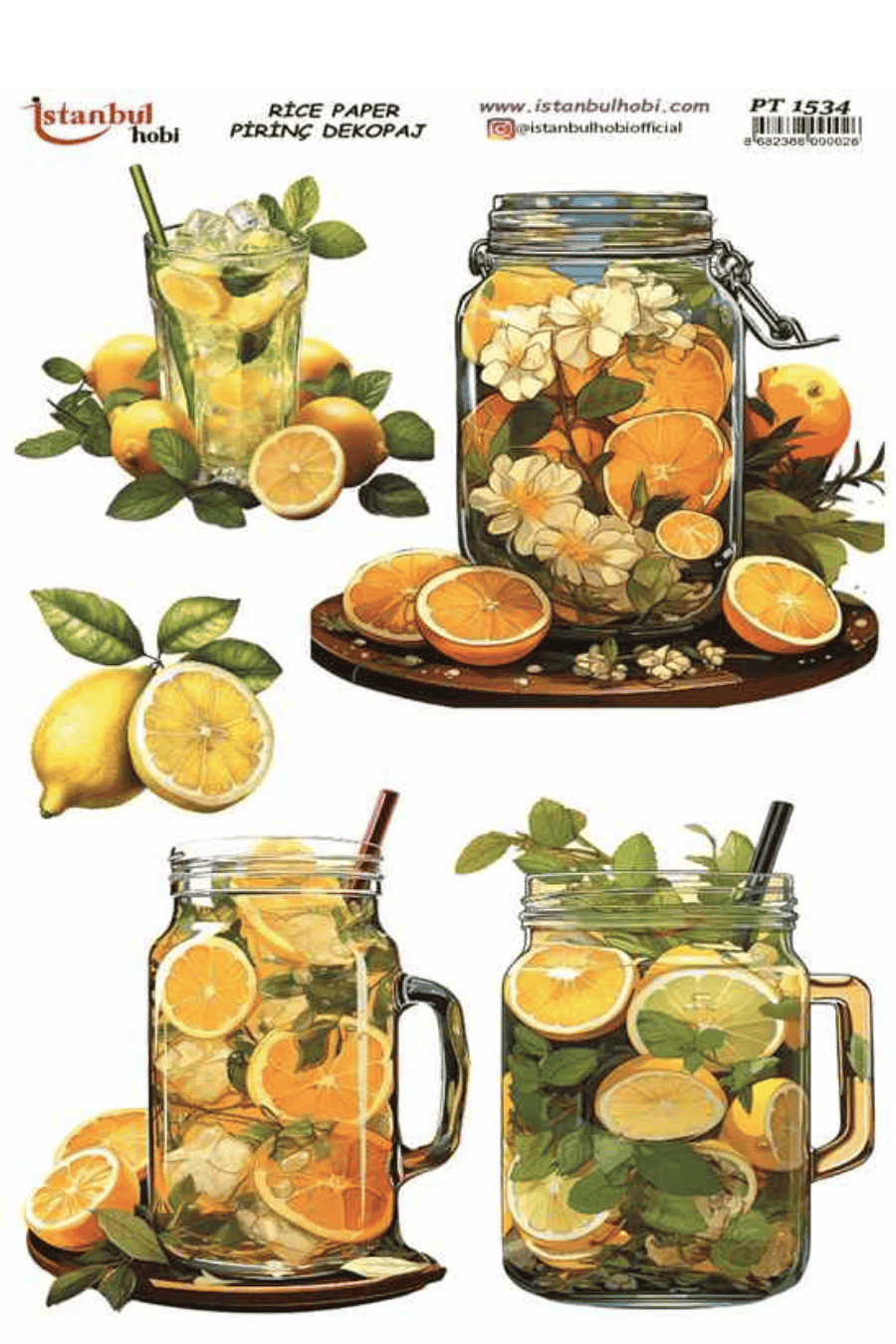Pirinç Dekopaj Limon Desen Serisi PT-1534