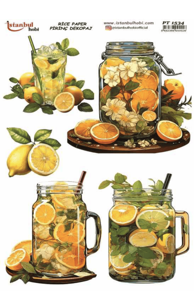 Pirinç Dekopaj Limon Desen Serisi PT-1534