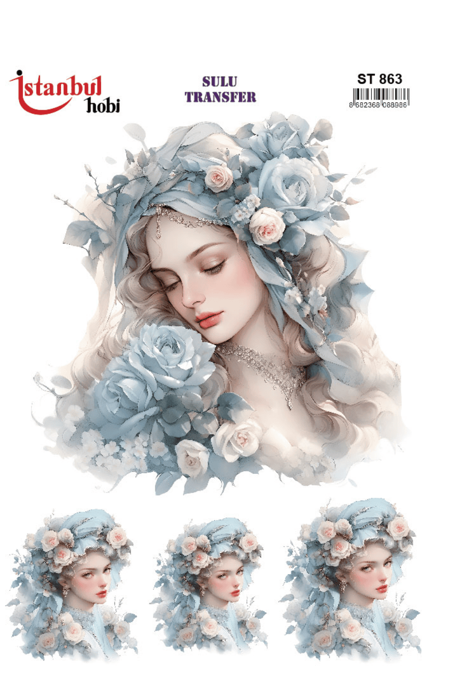 Sulu Transfer Kadınlar Desen Seri ST863