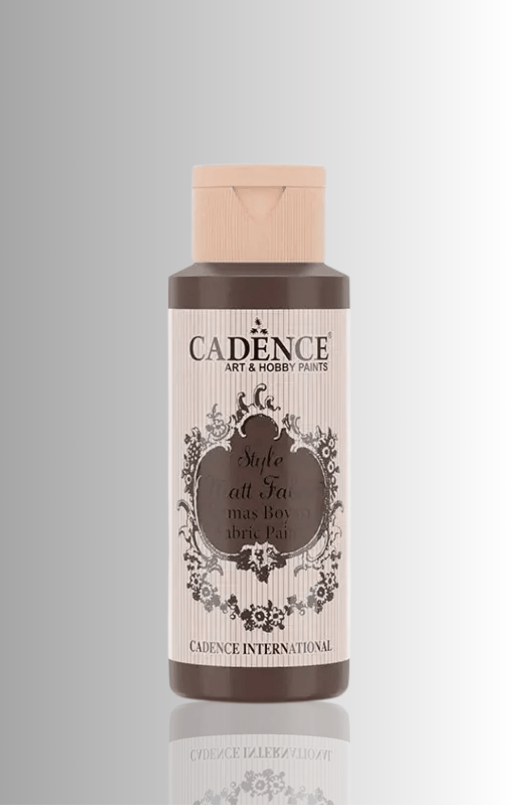 Koyu Kahve Style Mat Kumaş Boyası F649 59ml