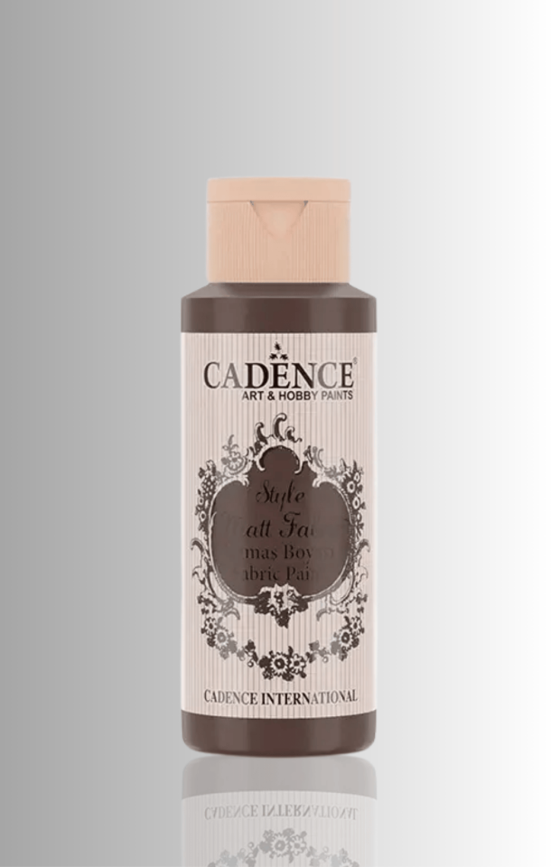 Koyu Kahve Style Mat Kumaş Boyası F649 59ml
