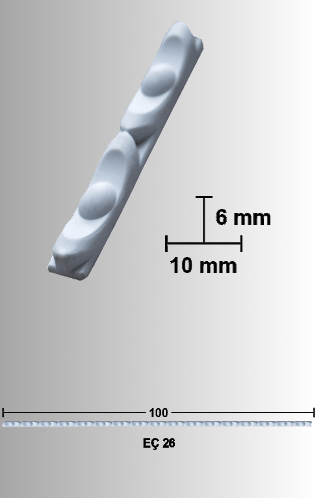 Esnek Mobilya Çıtası EÇ-26 100cm