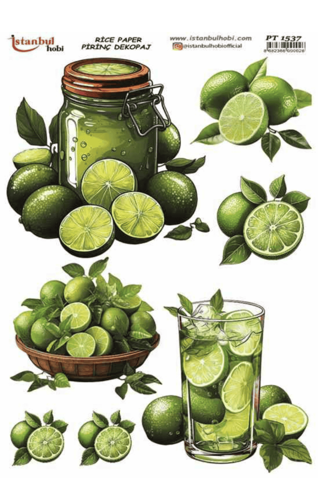 Pirinç Dekopaj Limon Desen Serisi PT-1537