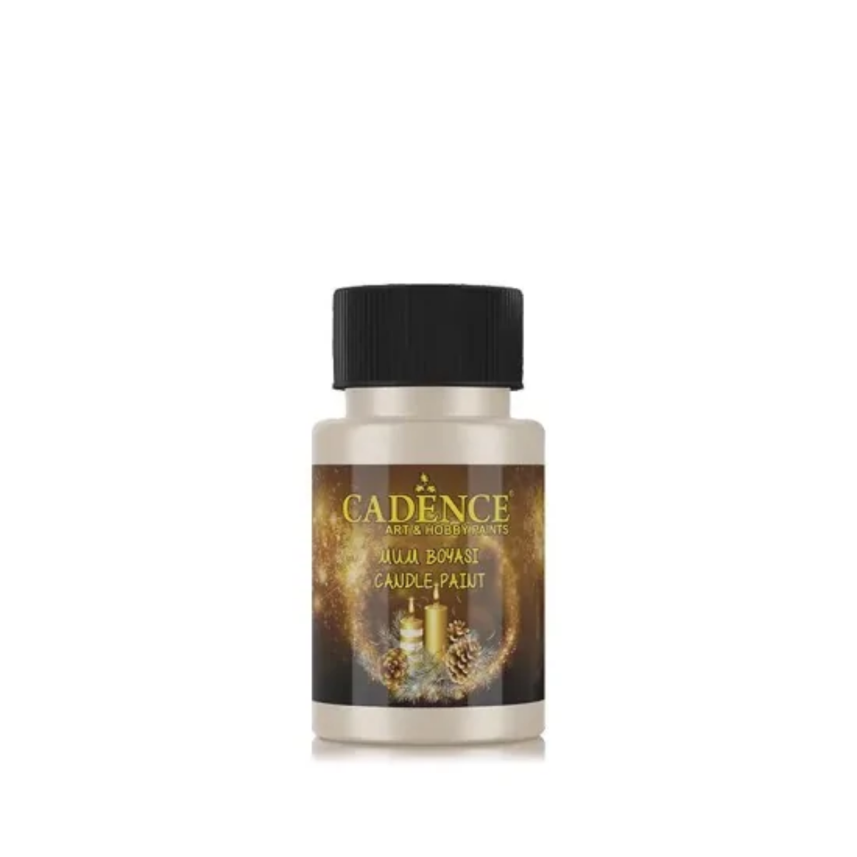 Gümüş Altın Metalik Mum Boyası 50ML 2159
