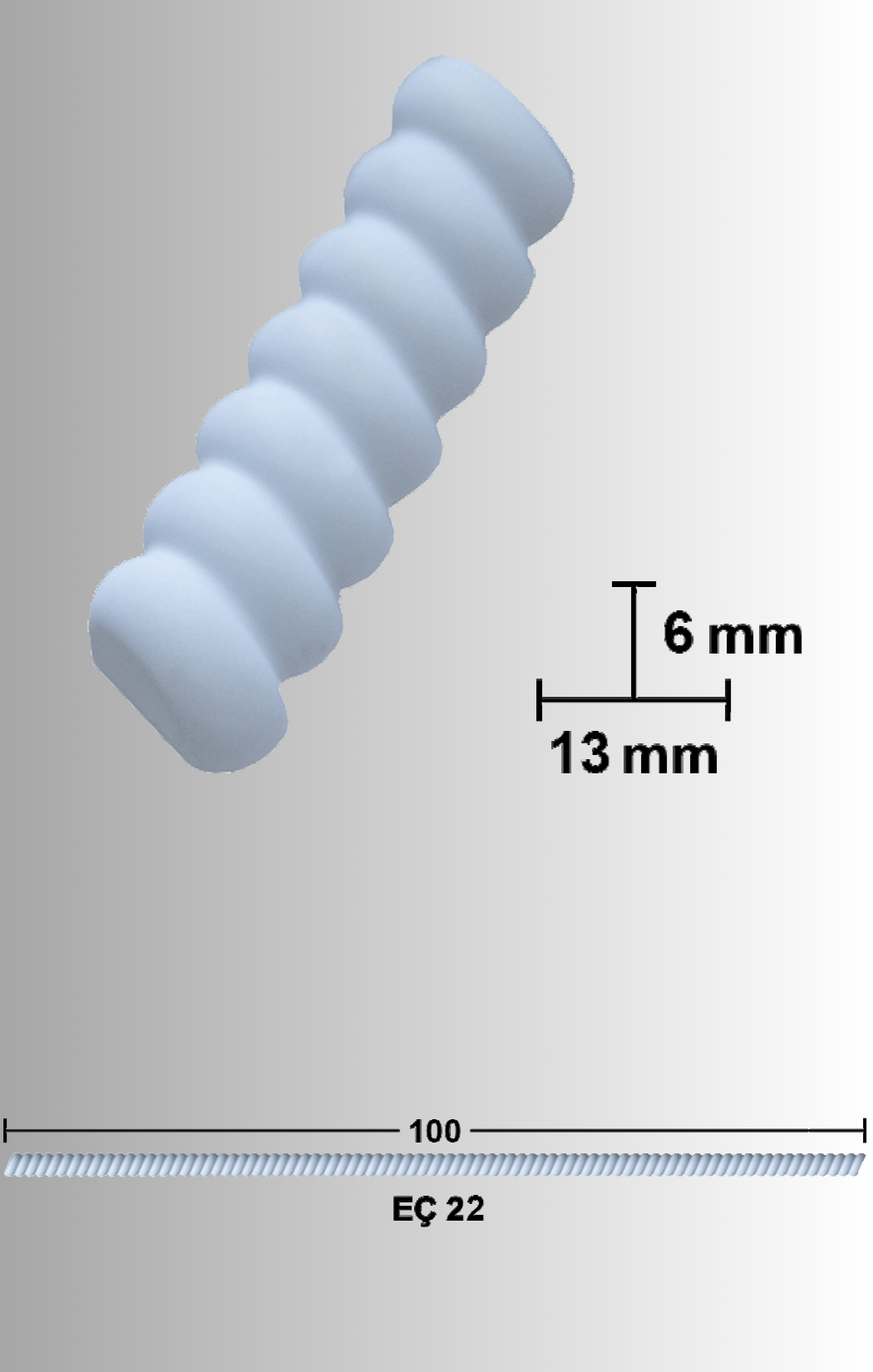 Esnek Mobilya Çıtası EÇ-22 100cm