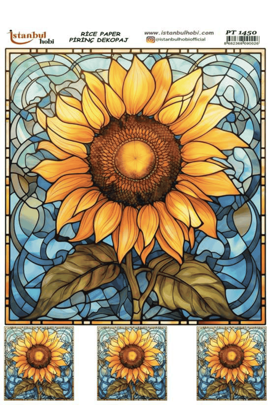 Pirinç Dekopaj Ayçiçek Serisi PT-1450