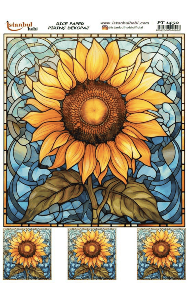 Pirinç Dekopaj Ayçiçek Serisi PT-1450