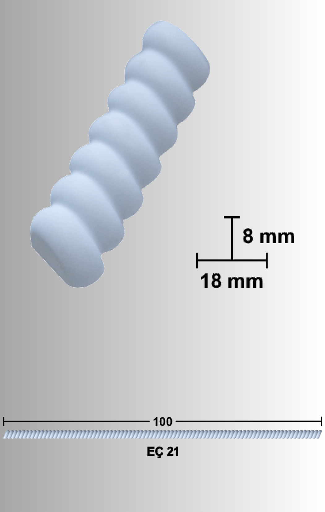 Esnek Mobilya Çıtası EÇ-21 100cm
