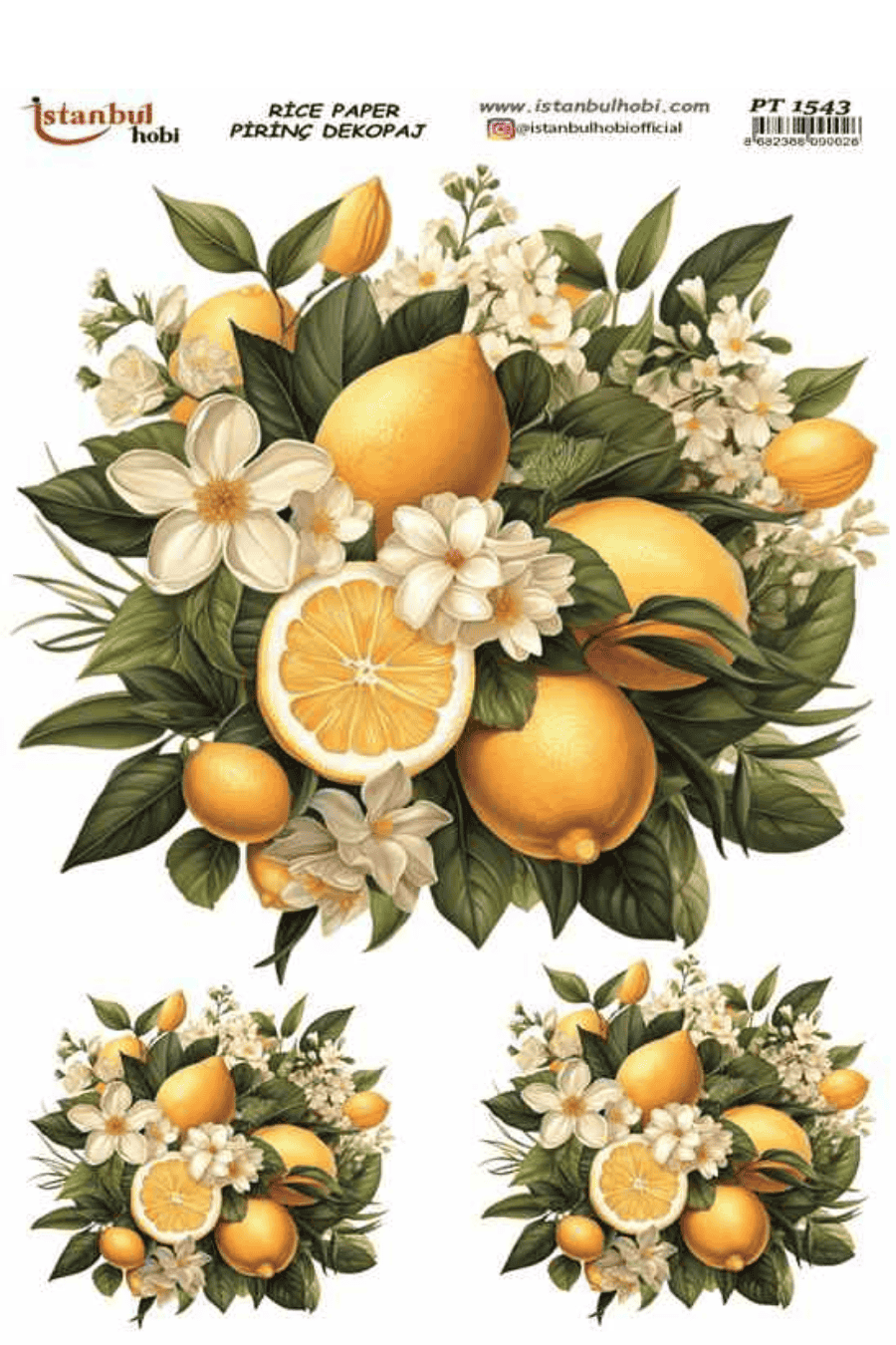 Pirinç Dekopaj Limon Desen Serisi PT-1543