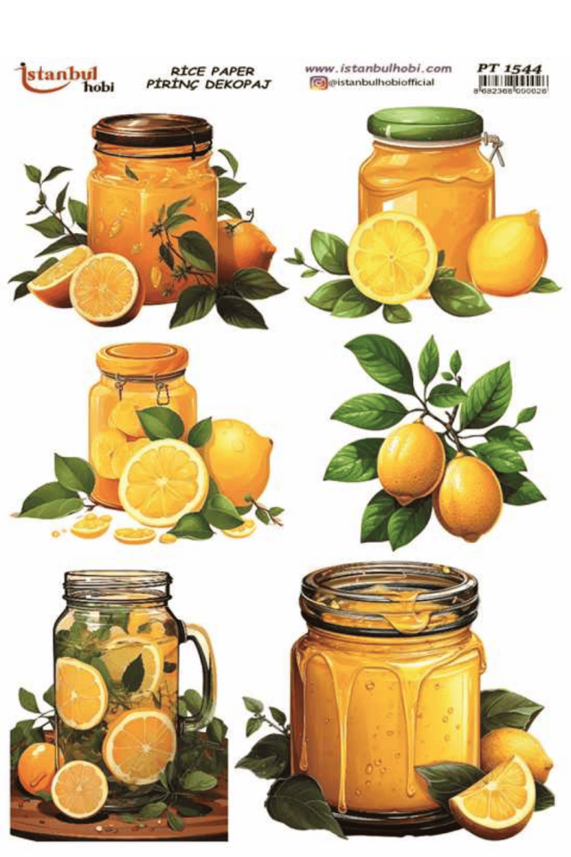 Pirinç Dekopaj Limon Desen Serisi PT-1544
