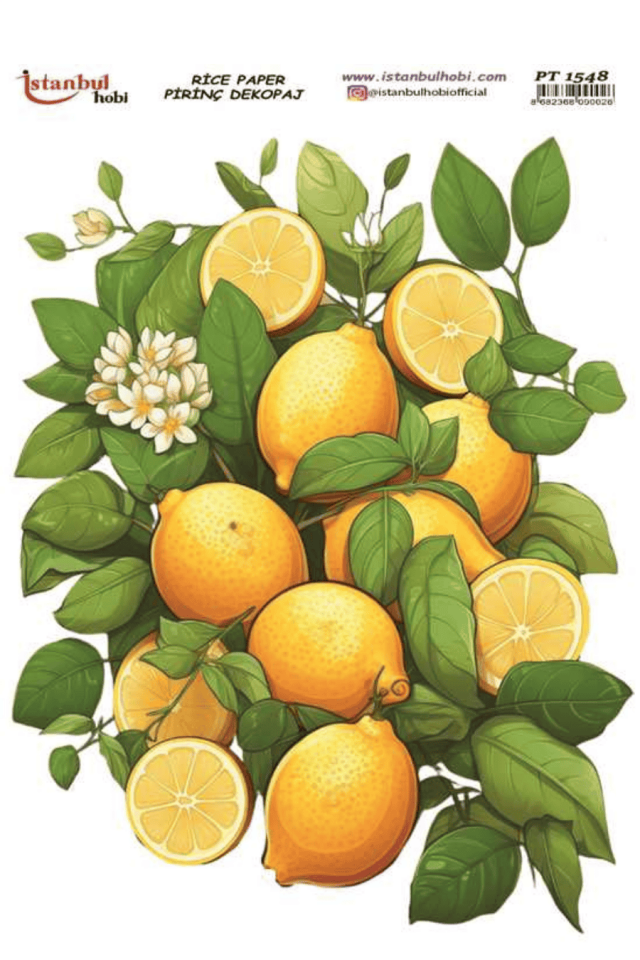 Pirinç Dekopaj Limon Desen Serisi PT-1548