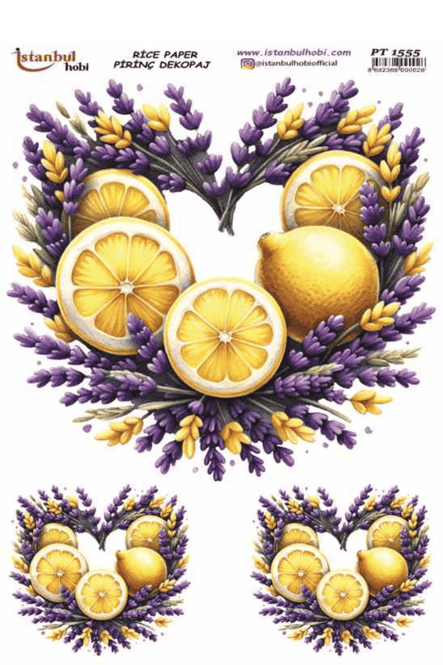 Pirinç Dekopaj Limon Desen Serisi PT-1555
