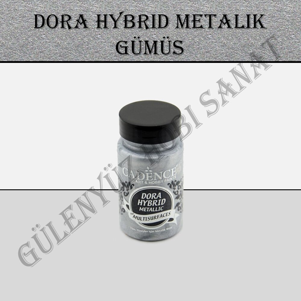 Dora Hybrit Metalik Gümüş 90ml - 7132