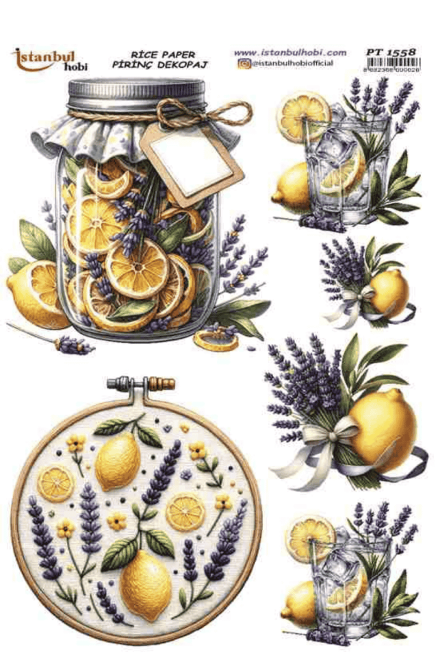 Pirinç Dekopaj Limon Desen Serisi PT-1558