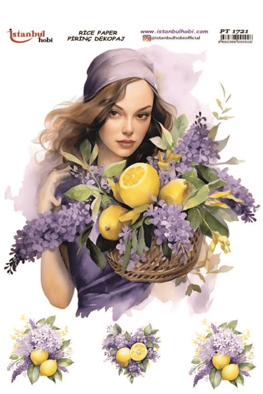 Pirinç Dekopaj Limon Desen Serisi PT-1721